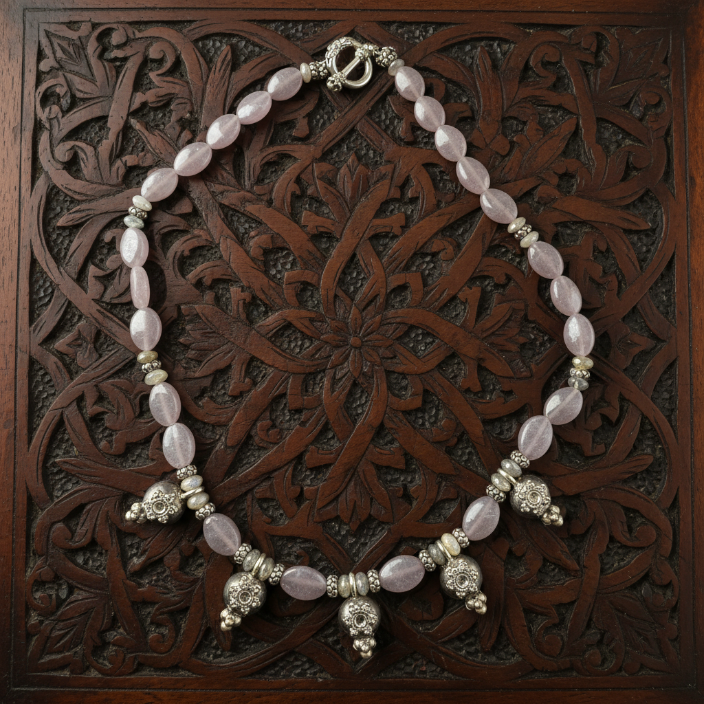 Faerie Portal Necklace - Lepidolite & Labradorite