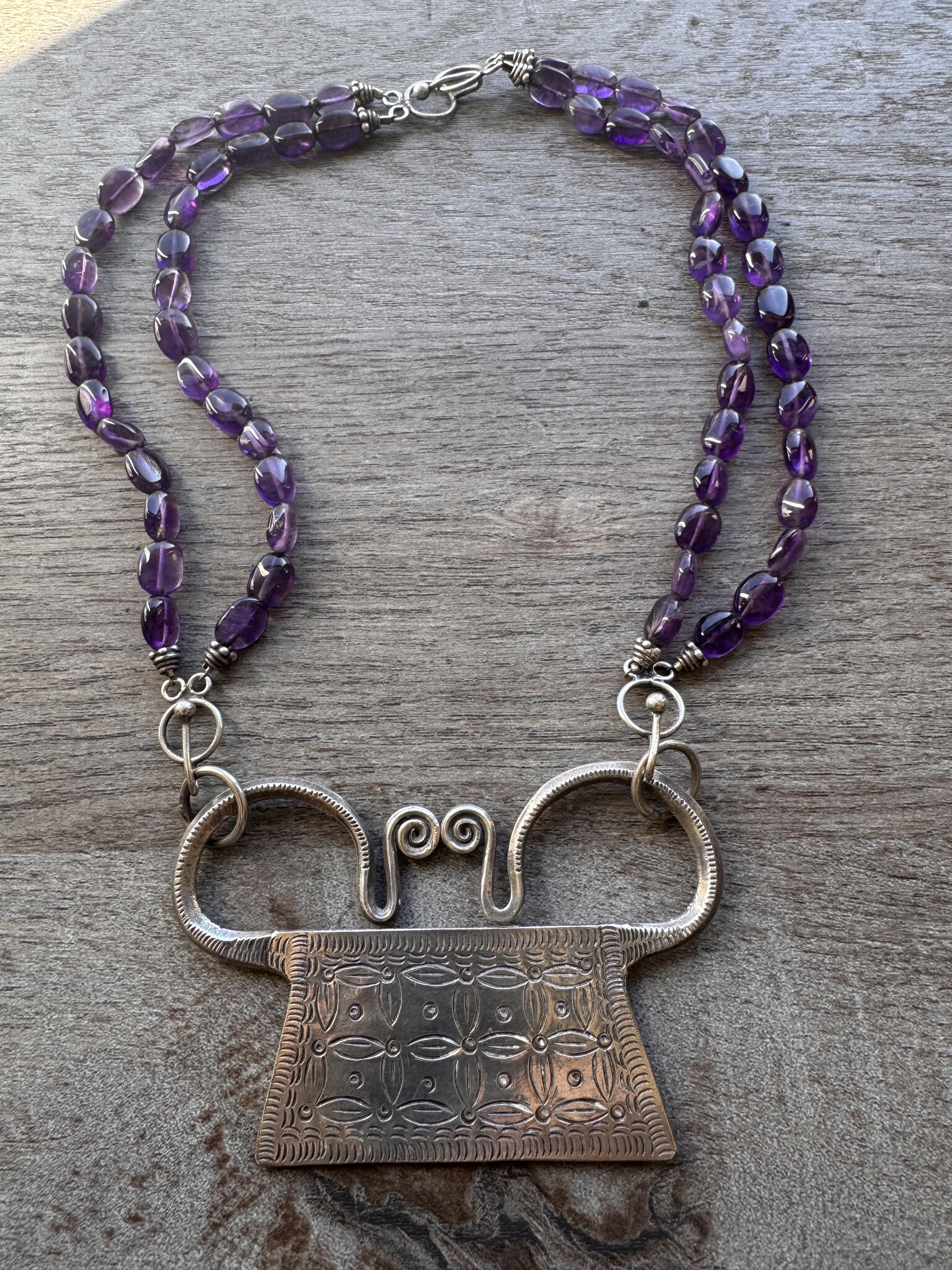 Ancecstral Spirit Lock Necklace - Large