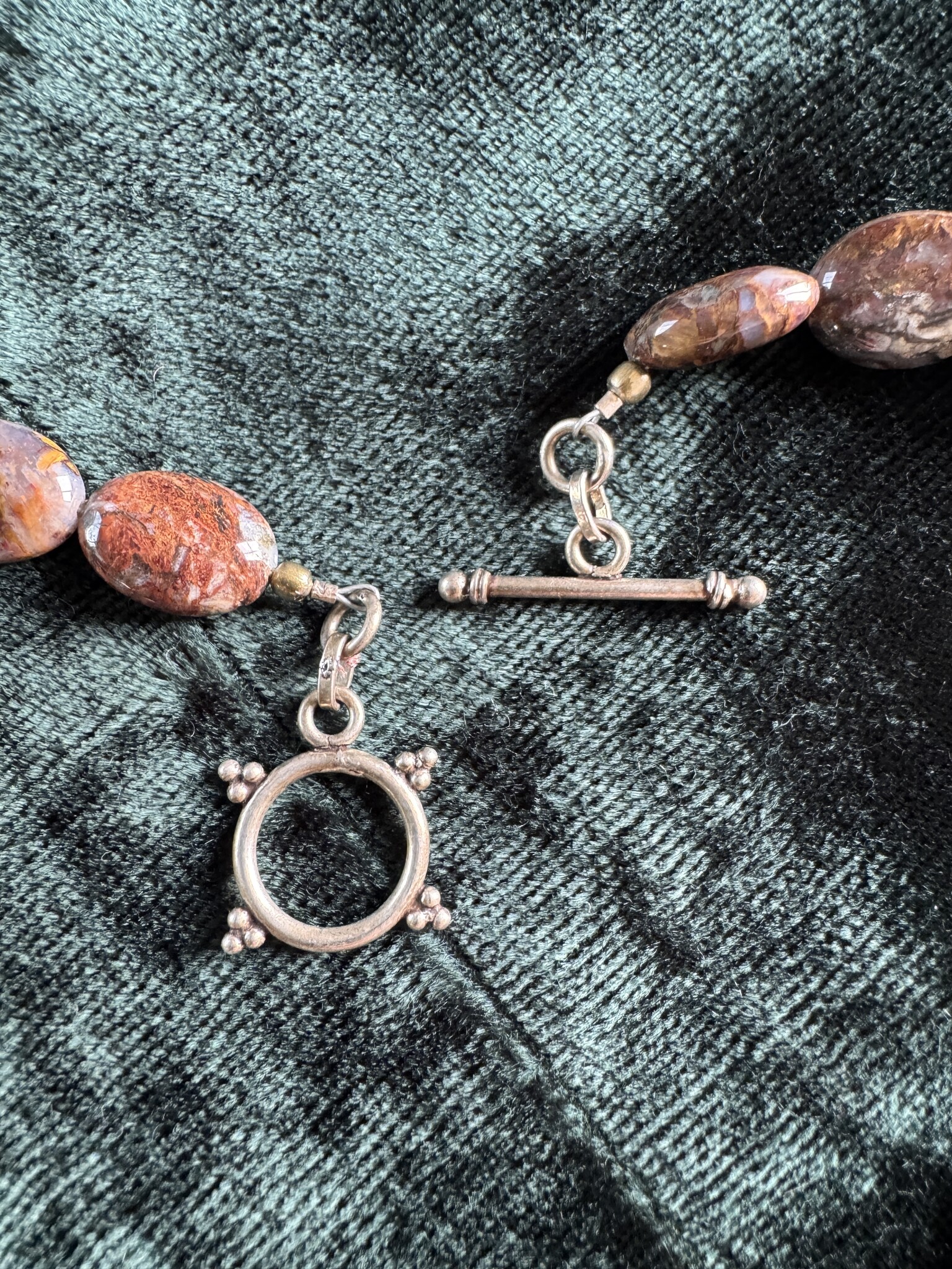 The StormCaller's Necklace - Pietersite and Pyrite