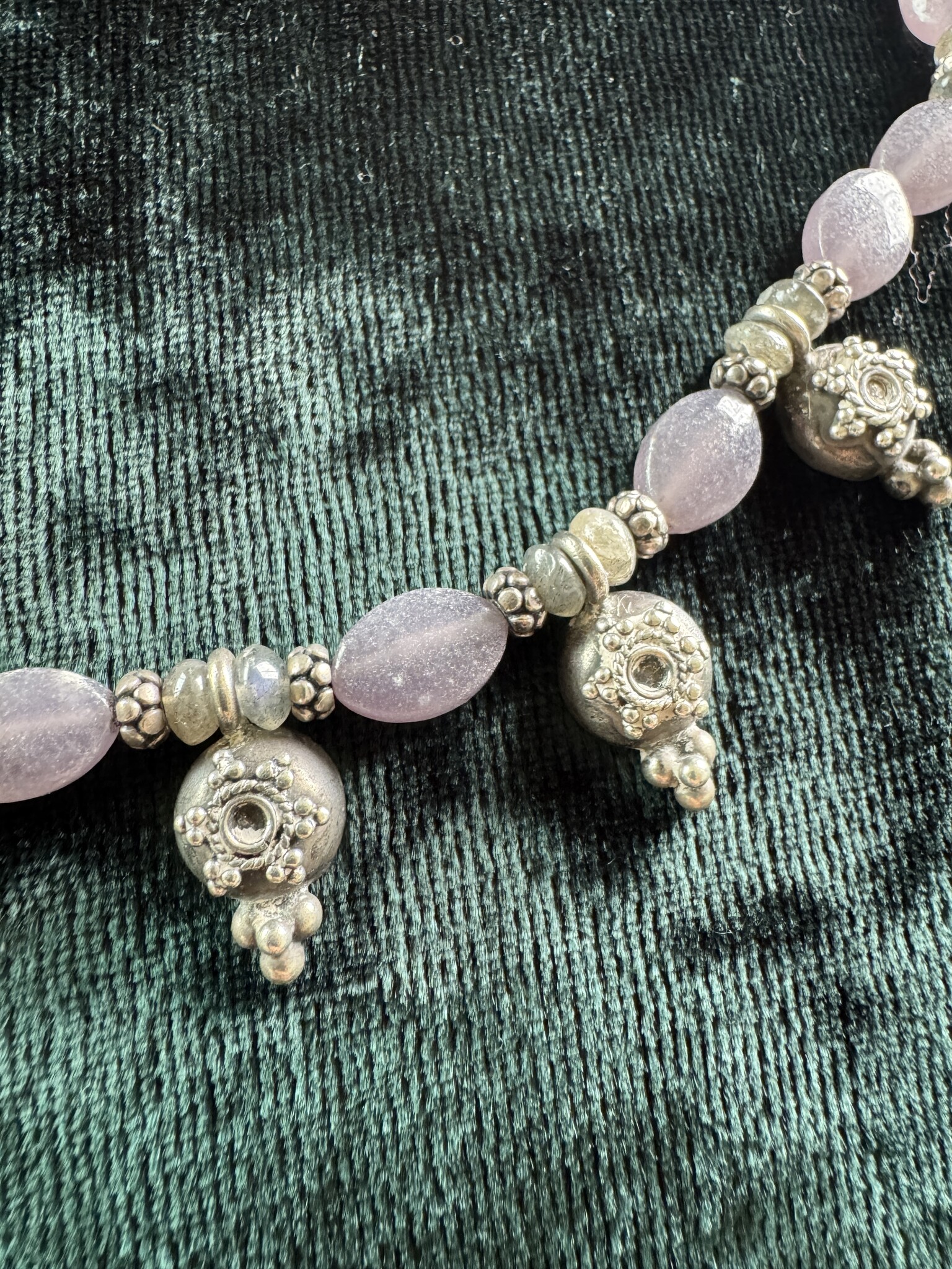 Faerie Portal Necklace - Lepidolite & Labradorite
