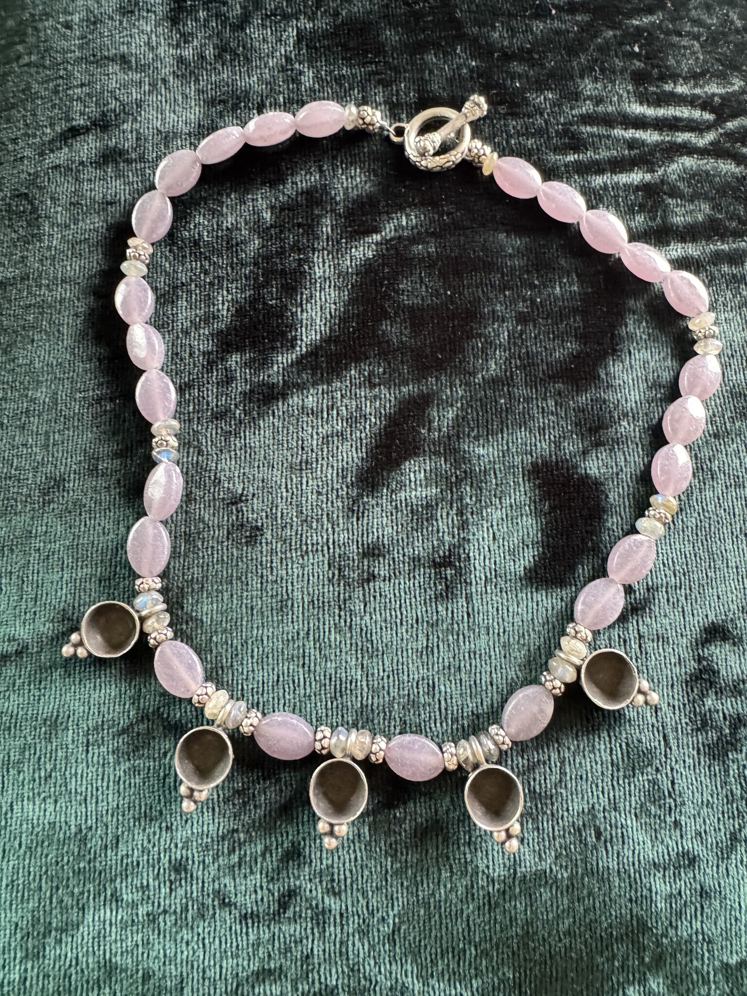 Faerie Portal Necklace - Lepidolite & Labradorite