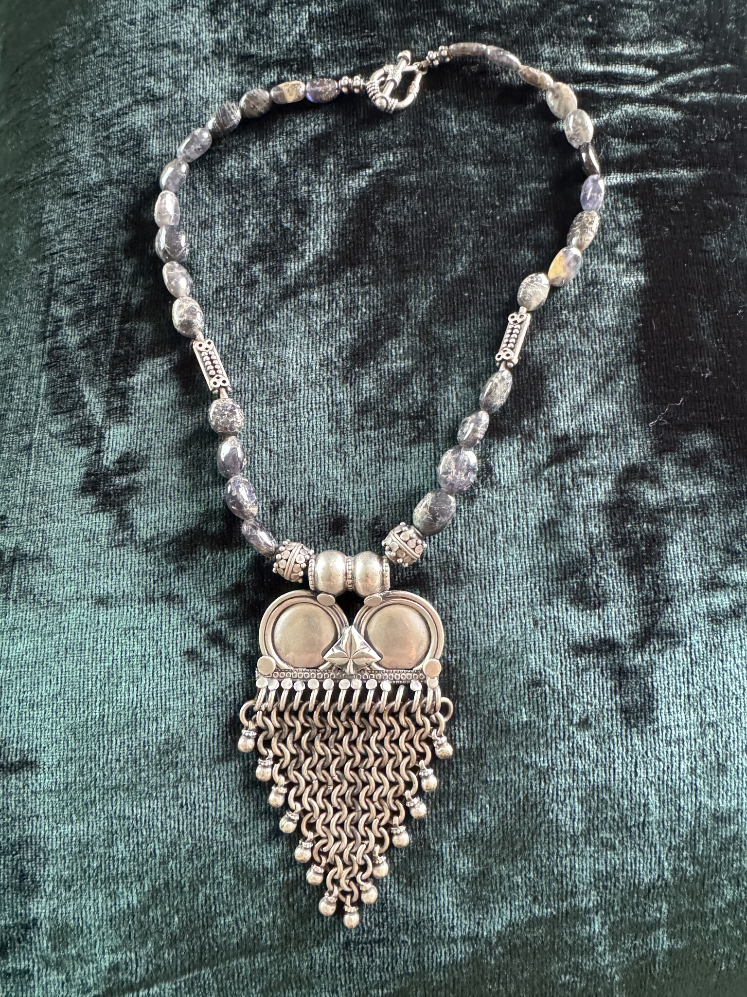 Owlcrest Shield Necklace