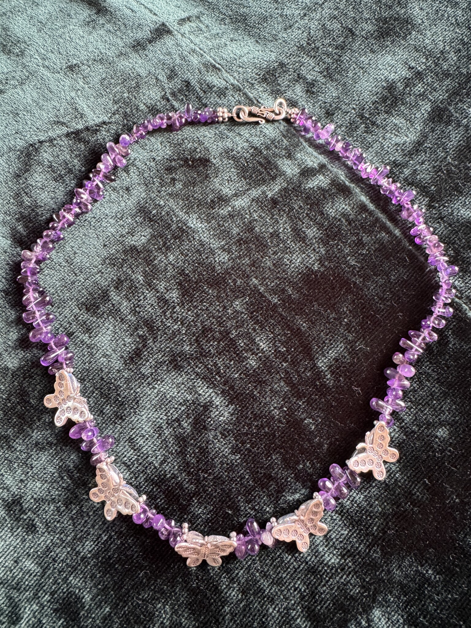 Faewing Heirloom Necklace - Amethyst
