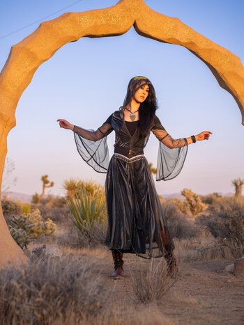 Priestess Cloak: LightWeight Sheer