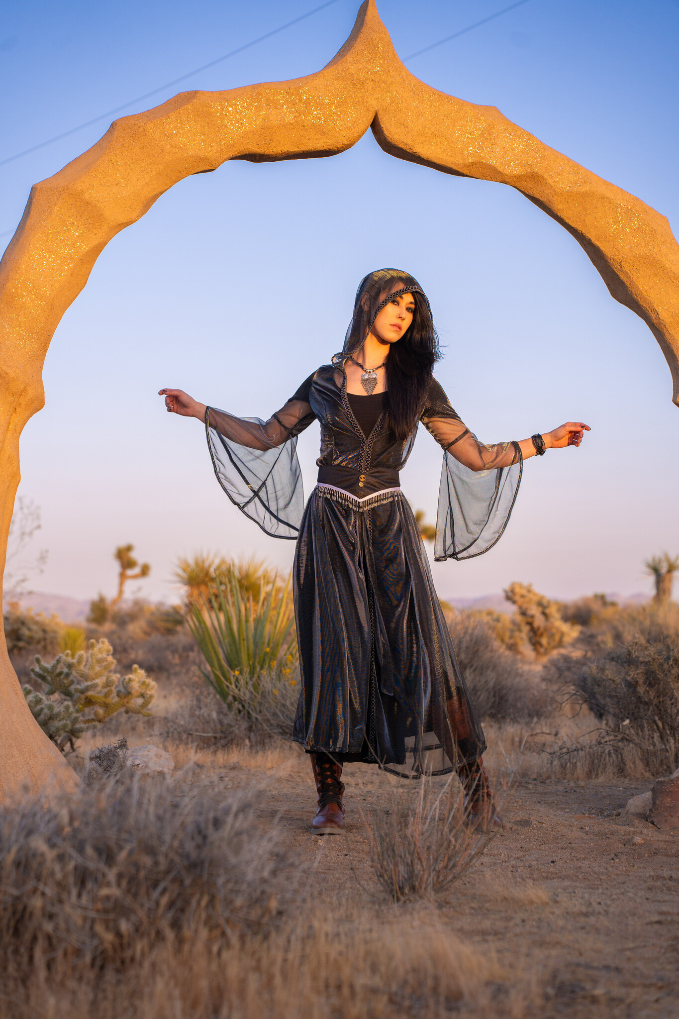 Priestess Cloak: LightWeight Sheer