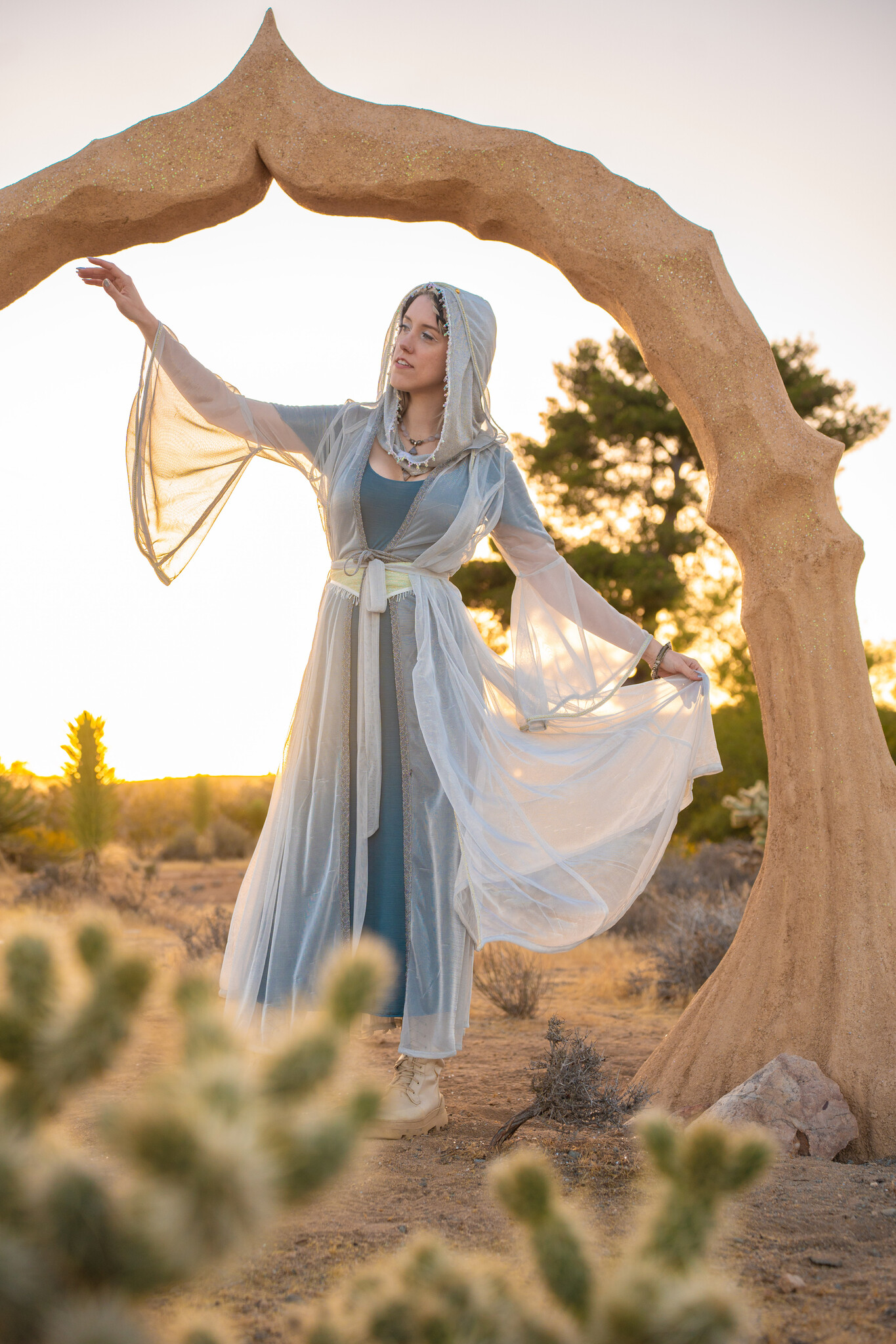 Priestess Cloak: LightWeight Sheer