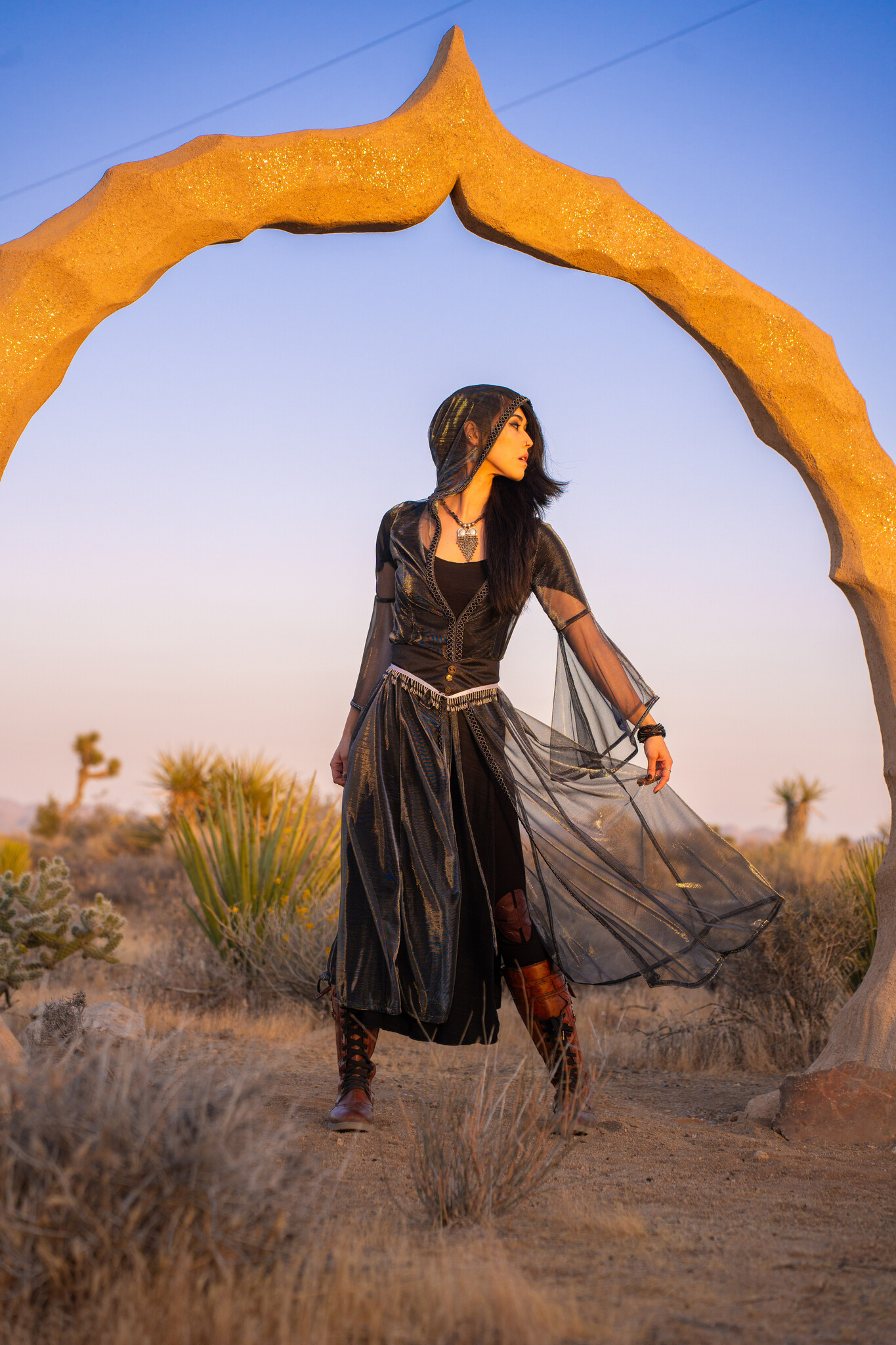 Priestess Cloak: LightWeight Sheer