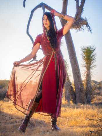 Sorceress Duster : LightWeight BloodMoon
