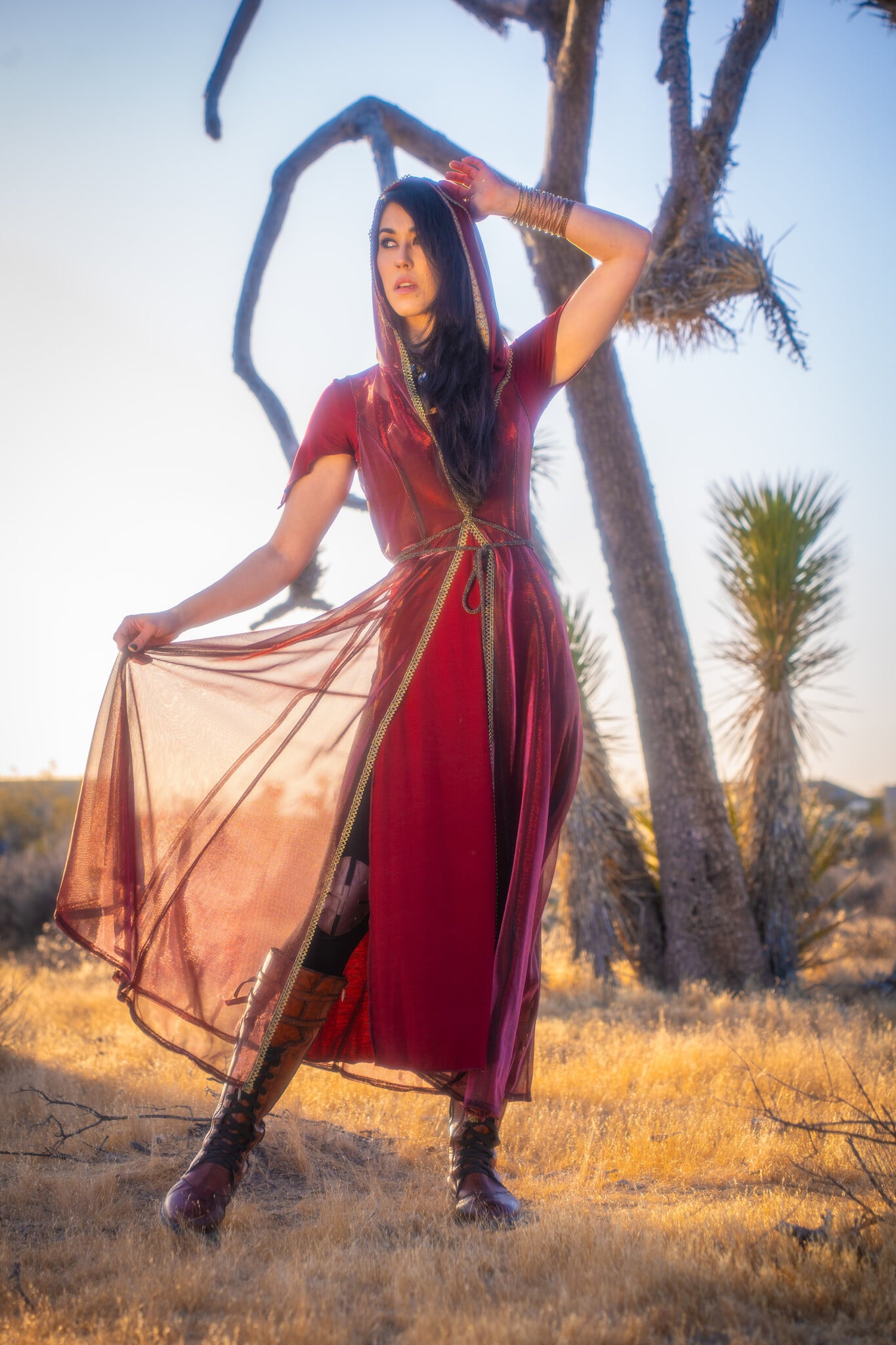 Sorceress Duster : LightWeight BloodMoon
