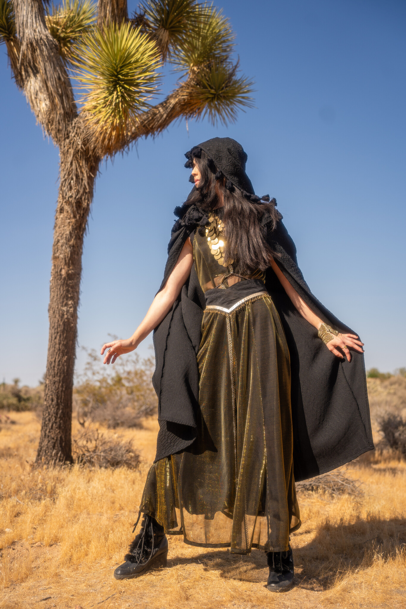 Convertible Cape : Dark Sparkle