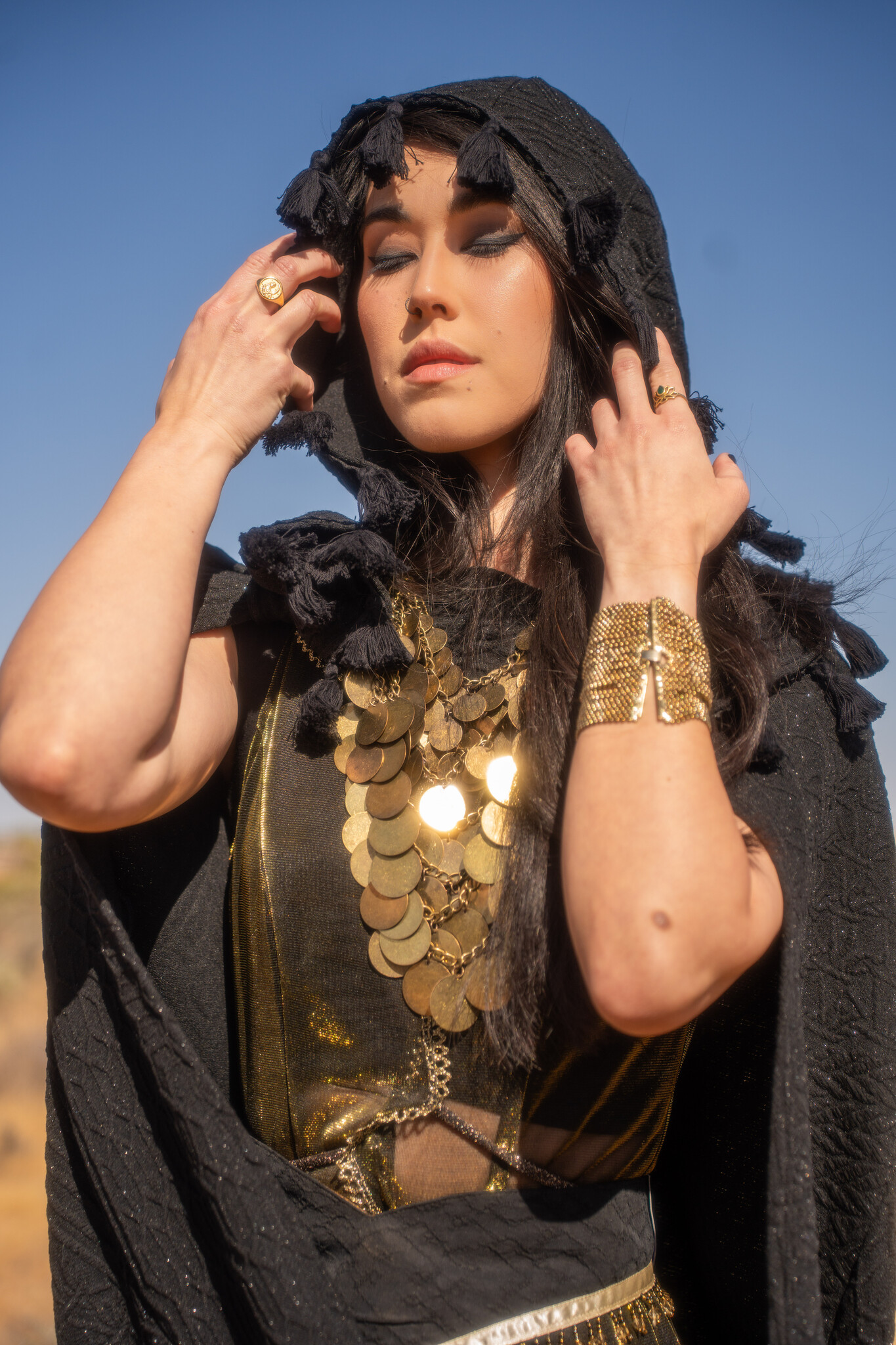 Convertible Cape : Dark Sparkle