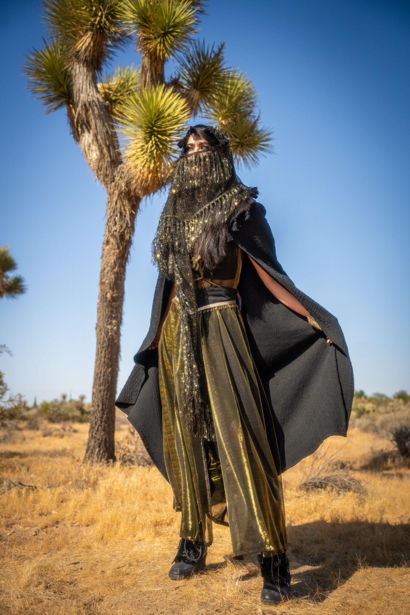 Convertible Cape : Dark Sparkle