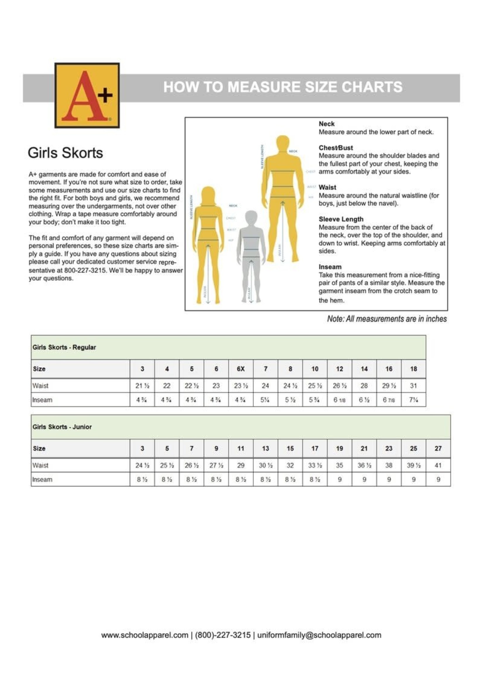 UNIFORM A+ Navy Skort