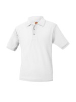 UNIFORM Unisex Polo Short Sleeve Shirt, white