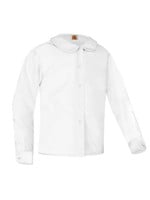 UNIFORM Girls Peter Pan Blouse Long Sleeve, white