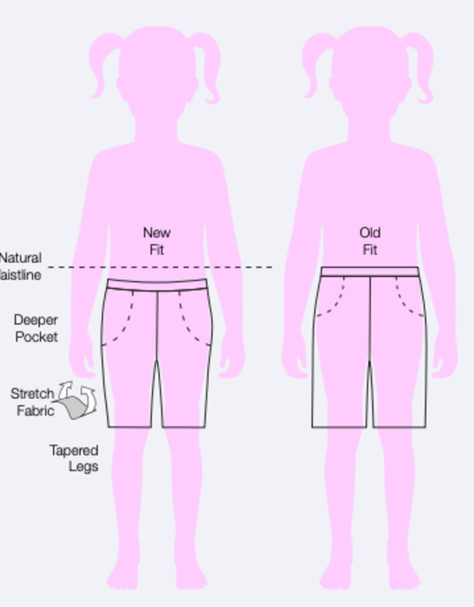 UNIFORM Girls Navy Shorts-New Style-