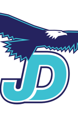 NON-UNIFORM Juan Diego Large Decal, navy/white/teal