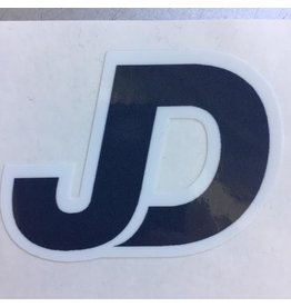 NON-UNIFORM JD Sticker - 2.25”x1.25” JD, navy/white decal