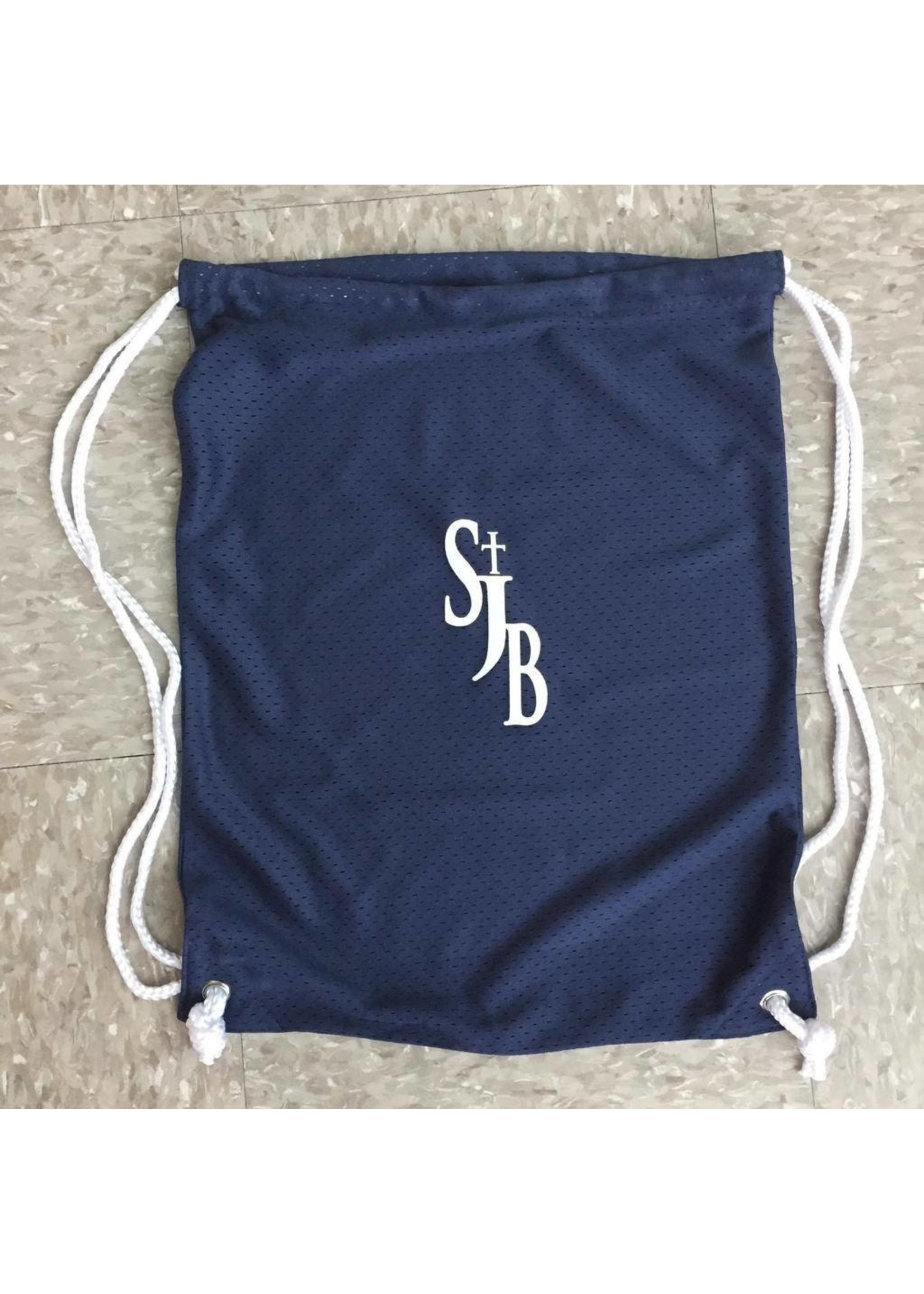 Bag - SJB Mesh Cinch bag, navy - Saint Paul's Place