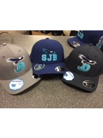 NON-UNIFORM CAP - Adjustable hat with SJB logo W/Eagle or JD logo w/Eagle, gray or navy