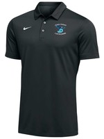 NON-UNIFORM Grey Nike Polo with Embroidered Lacrosse Logo