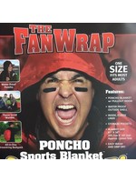 NON-UNIFORM JD FanWrap Poncho Sports Blanket, weather resistant, Navy