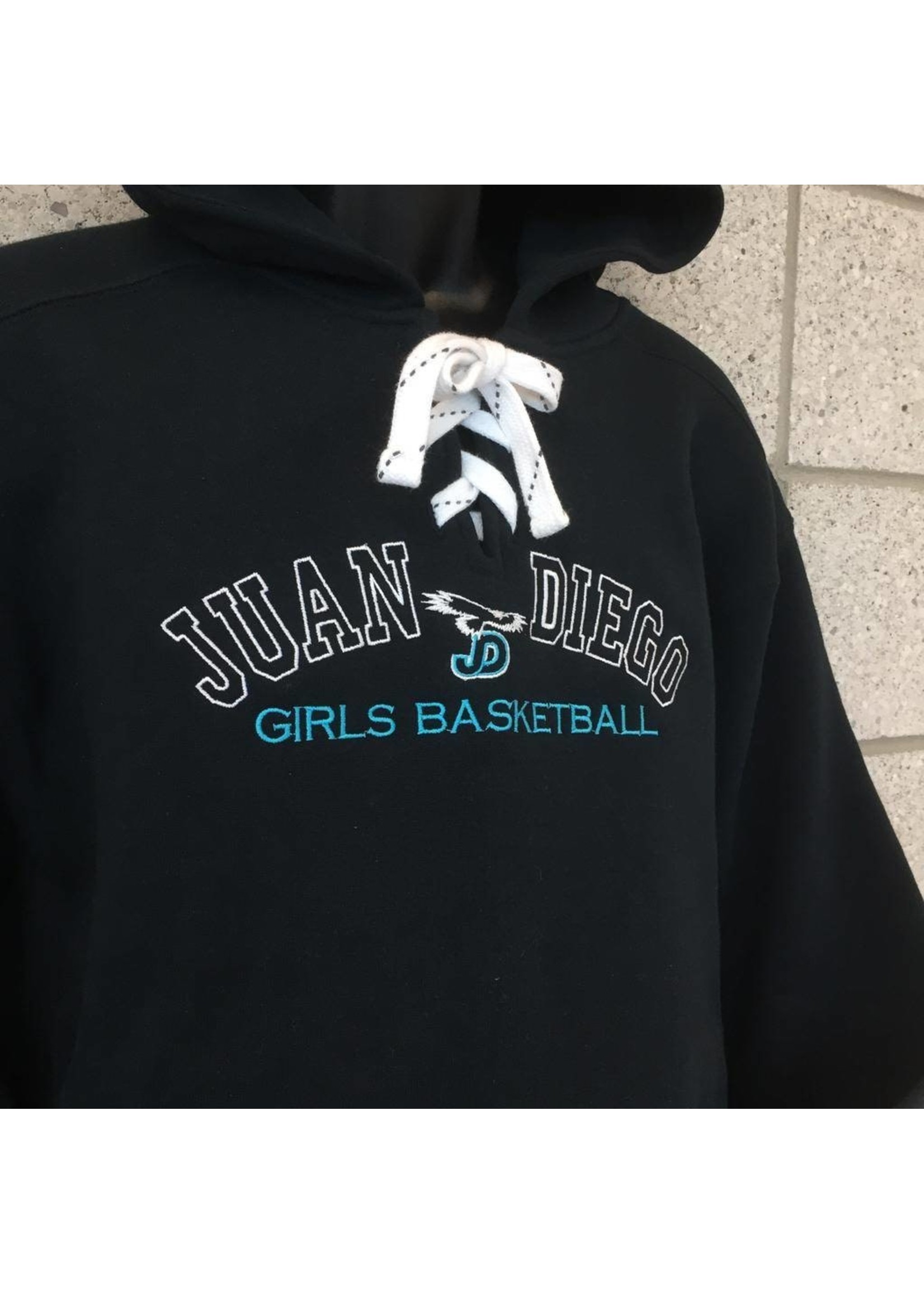 NON-UNIFORM JD Girls Basketball Sport Laced Hoodie