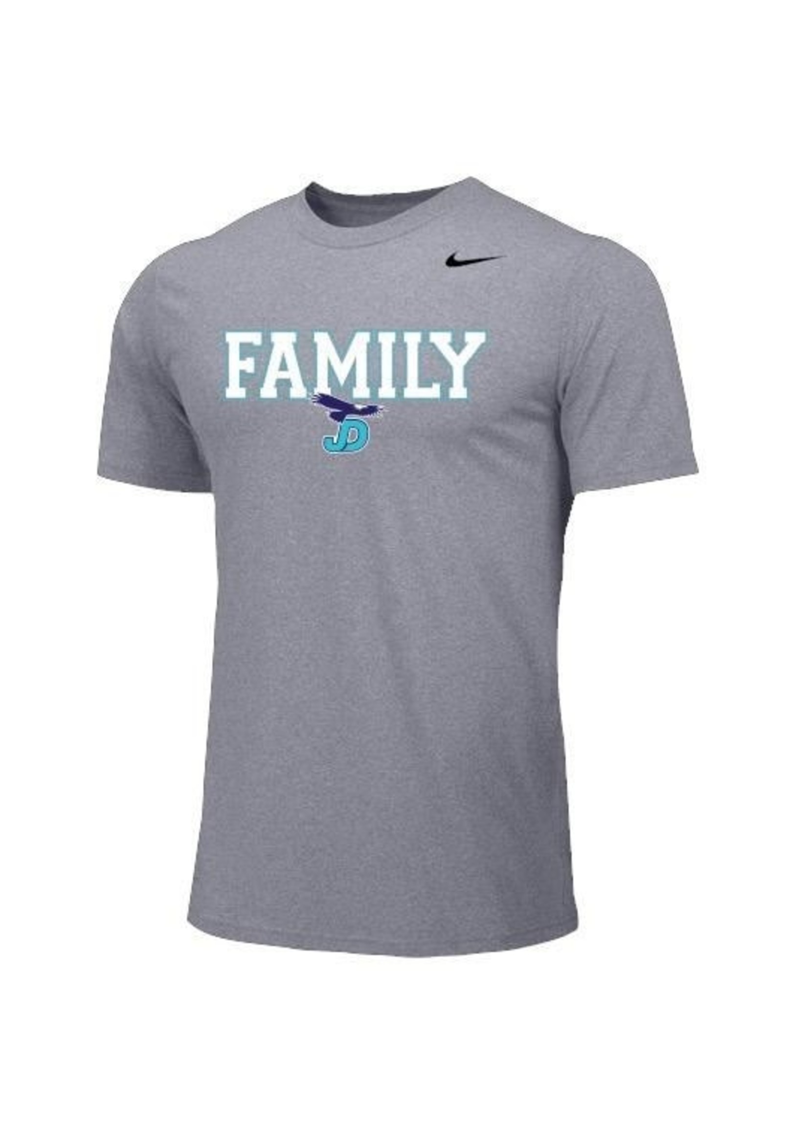 NON-UNIFORM JD Nike ‘Family’ Tee w/JD Logo CUSTOM - Add Sport