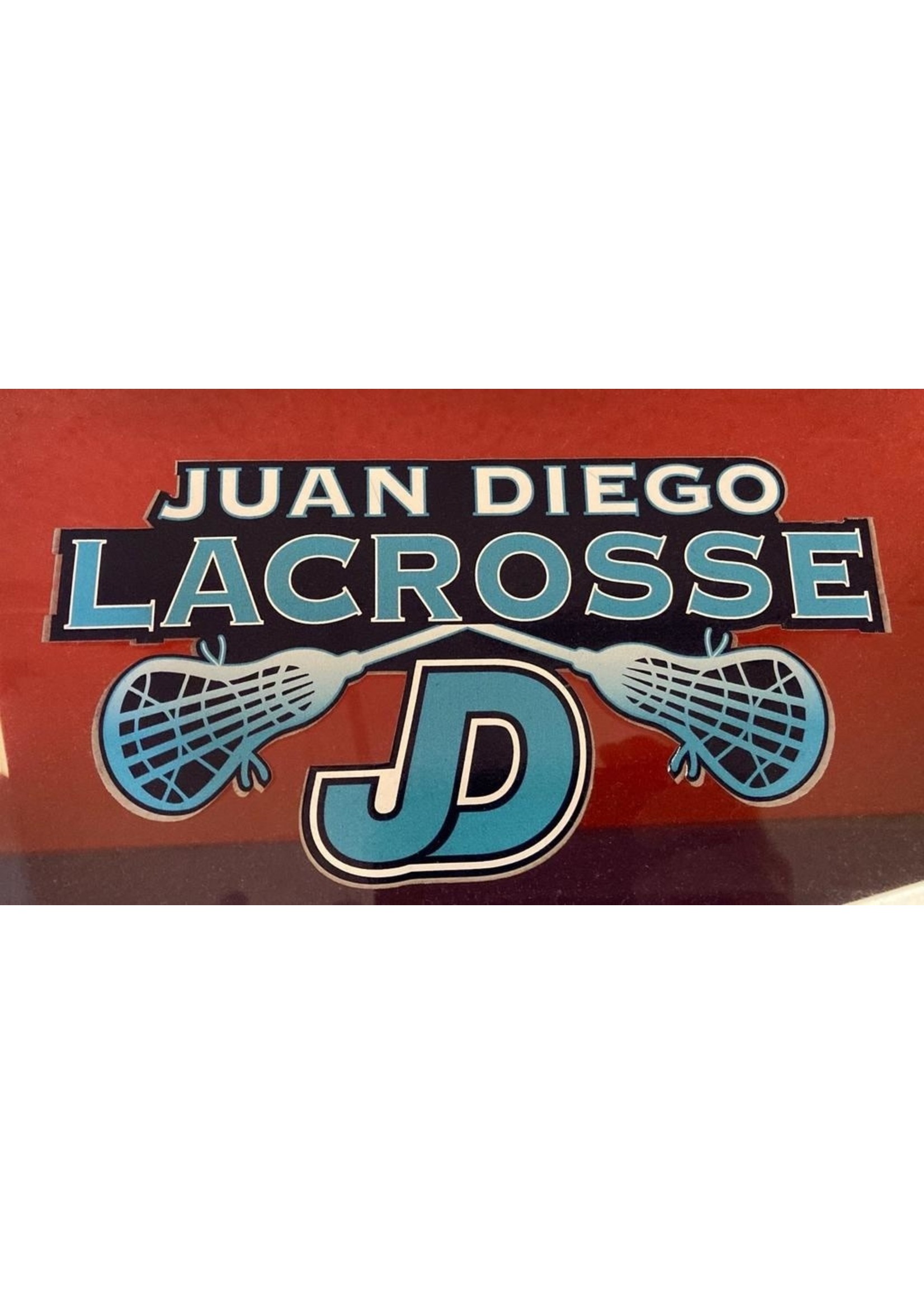 NON-UNIFORM Lacrosse - JD Lacrosse Decal, navy/white/turquoise