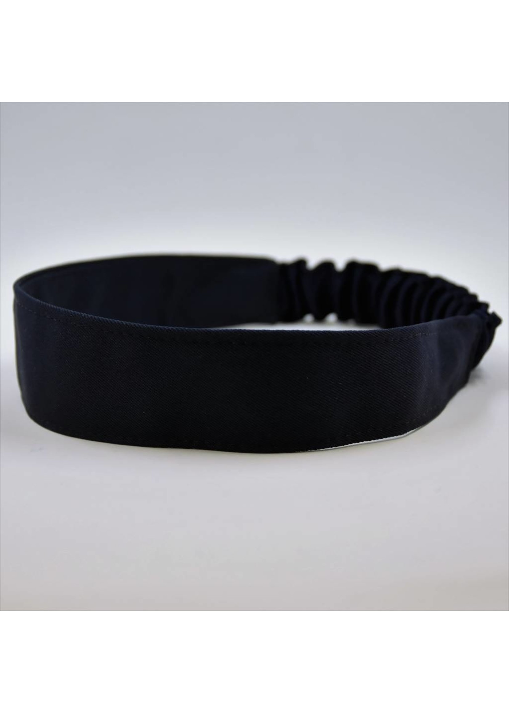 UNIFORM Hair - Navy Soft Headband, elastic back approx. 1 1/2" wide