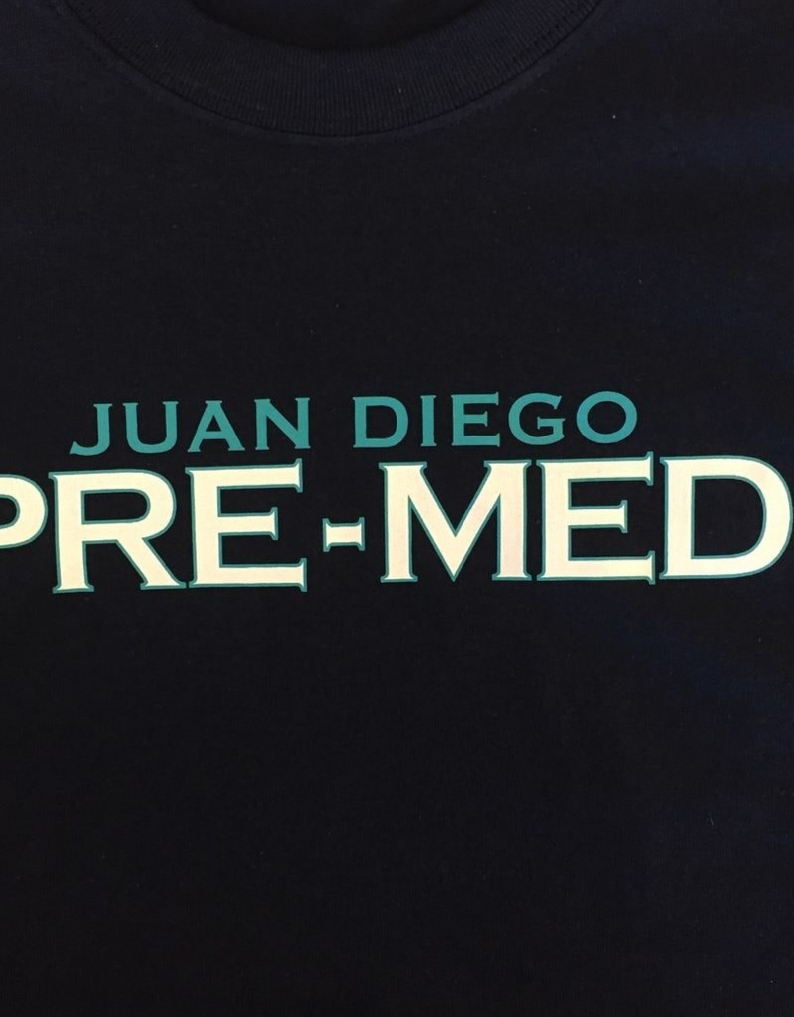 NON-UNIFORM Pre-Med, Juan Diego Pre-Med Custom Order Navy Unisex s/s t-shirt