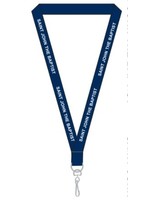 NON-UNIFORM SJB Lanyard, swivel snap hook, navy