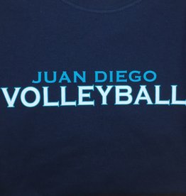 NON-UNIFORM Volleyball, Juan Diego Volleyball Custom Order Navy Unisex s/s t-shirt