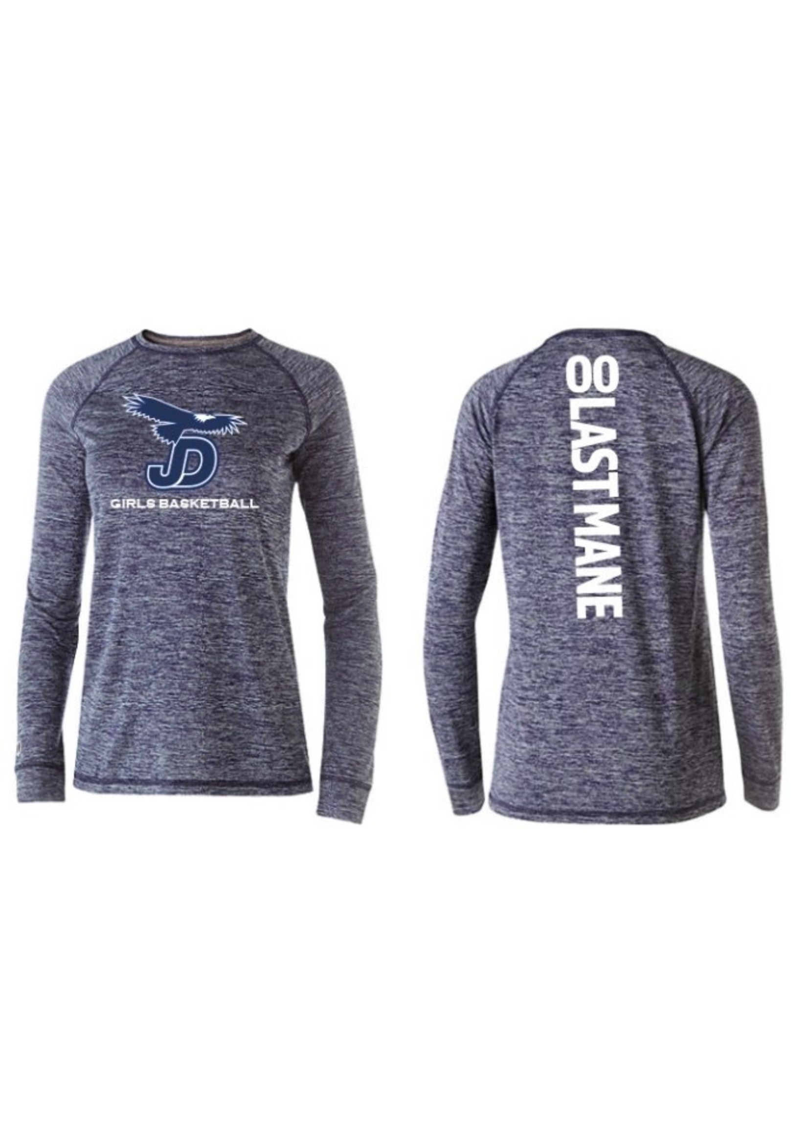 Men's long Sleeve JD Girls Basketball Tee - Saint Paul's Place