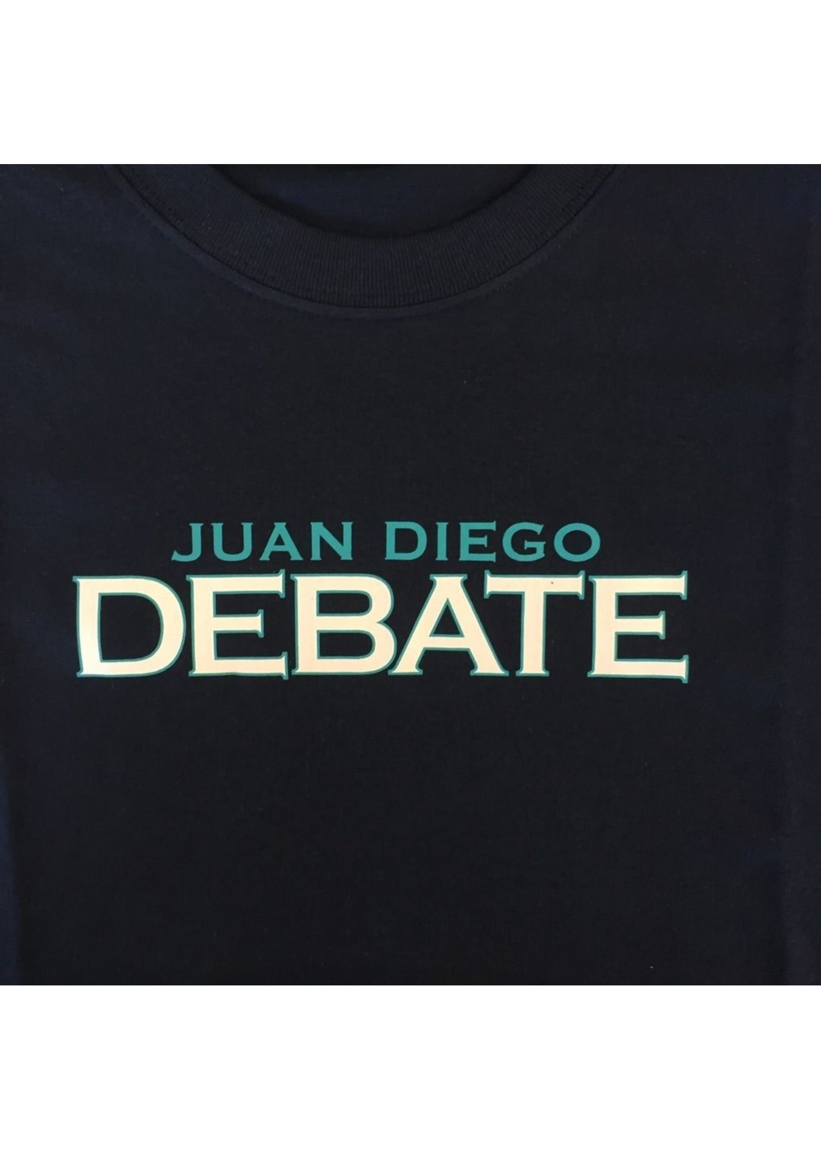 NON-UNIFORM Debate, Juan Diego Debate Custom Order Navy Unisex s/s t-shirt