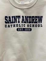 UNIFORM Saint Andrew Crew Neck Sweatshirt, White