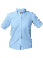 UNIFORM Girls Oxford Short Sleeve, 9461 Blue