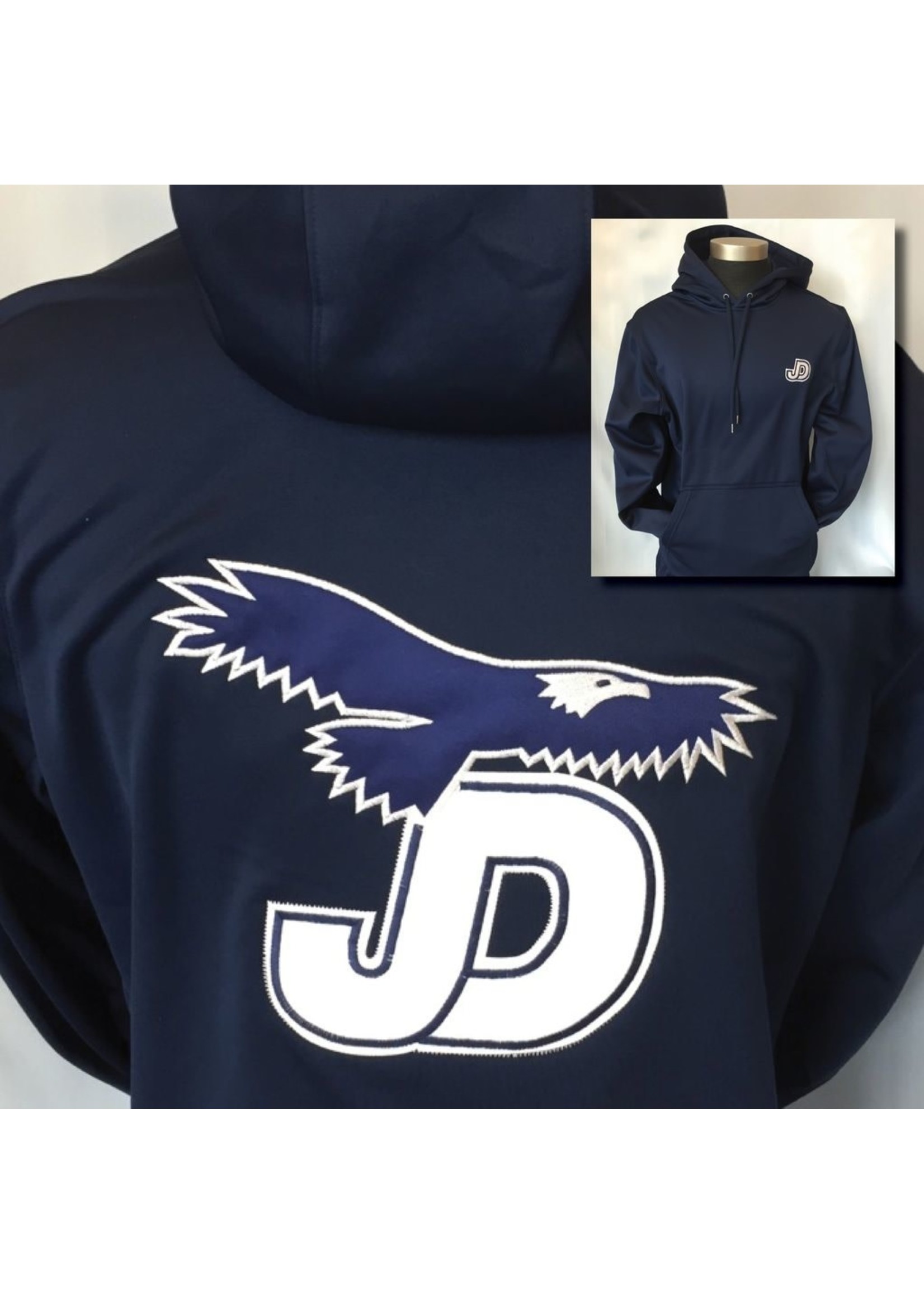 NON-UNIFORM JD/eagle cb, JD lcf tackle twill hoodie