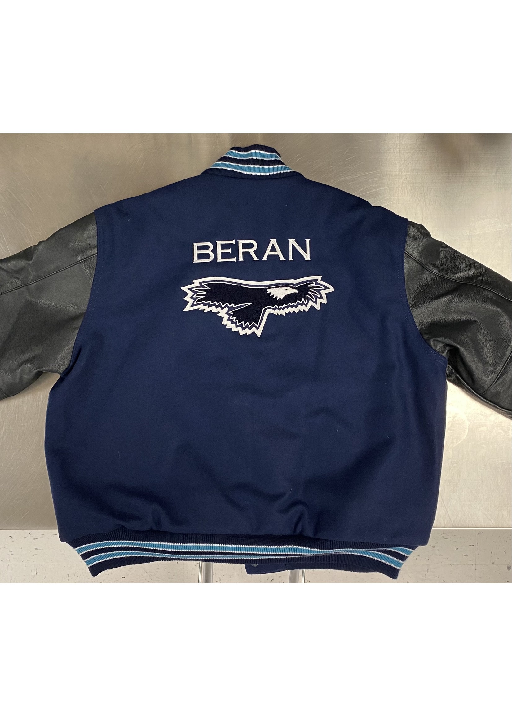 Earning our varsity letters with this one. Shop the Varsity