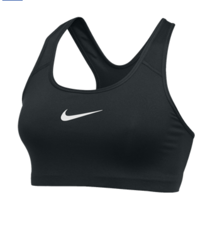 Buy Nike Womens Pro Classic Logo Read Bra (White/Black) Online India