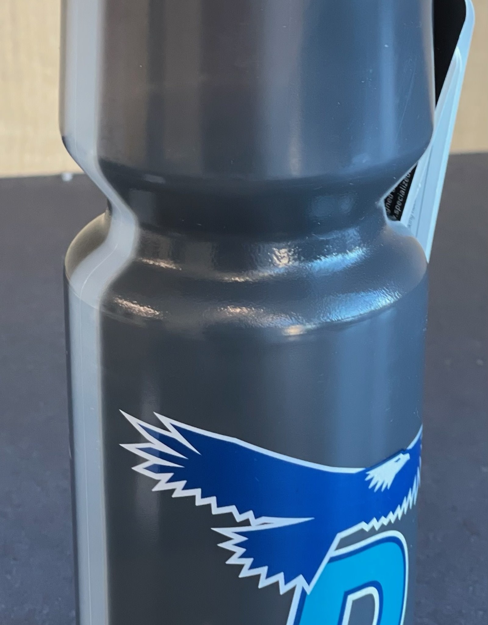 NON-UNIFORM JD Water bottle, gray with blue cap
