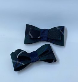 Pigtail Double Tailored Ponytail Bow.