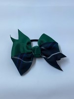 UNIFORM Hair - Bow Ribbon Pony, SJB, Plaid 4” wide FBE197PE90