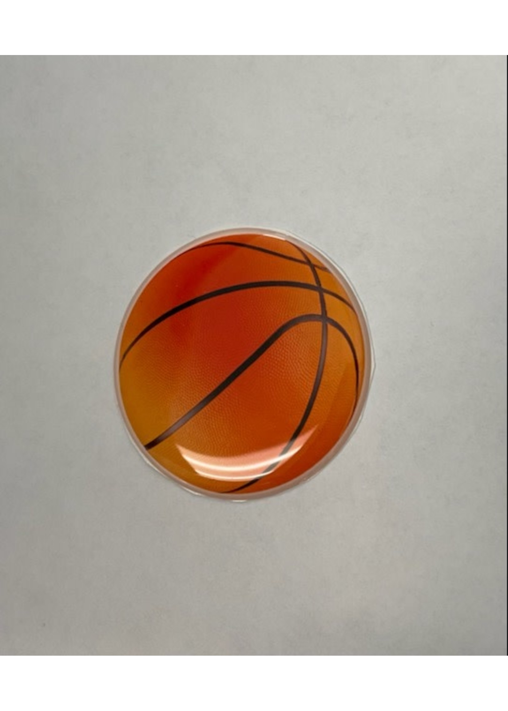 NON-UNIFORM Basketball Dome Sticker - 2" round decal