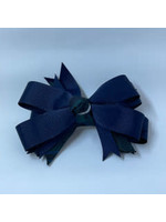 UNIFORM Hair - SJB Large Plaid & Ribbon Spiked Bow, FBE142PE