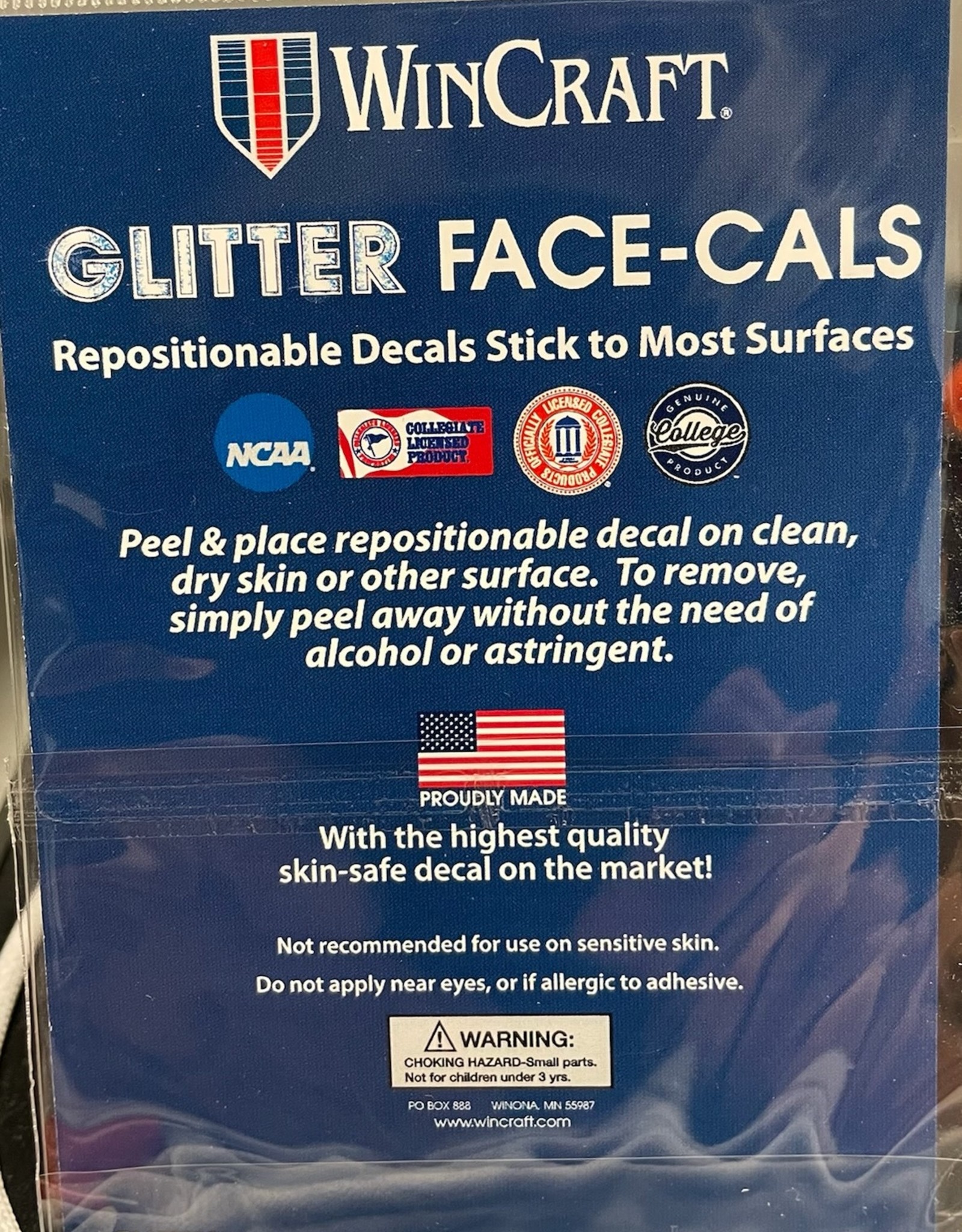 NON-UNIFORM JD Skin Safe Glitter Decal, 6pk sticker