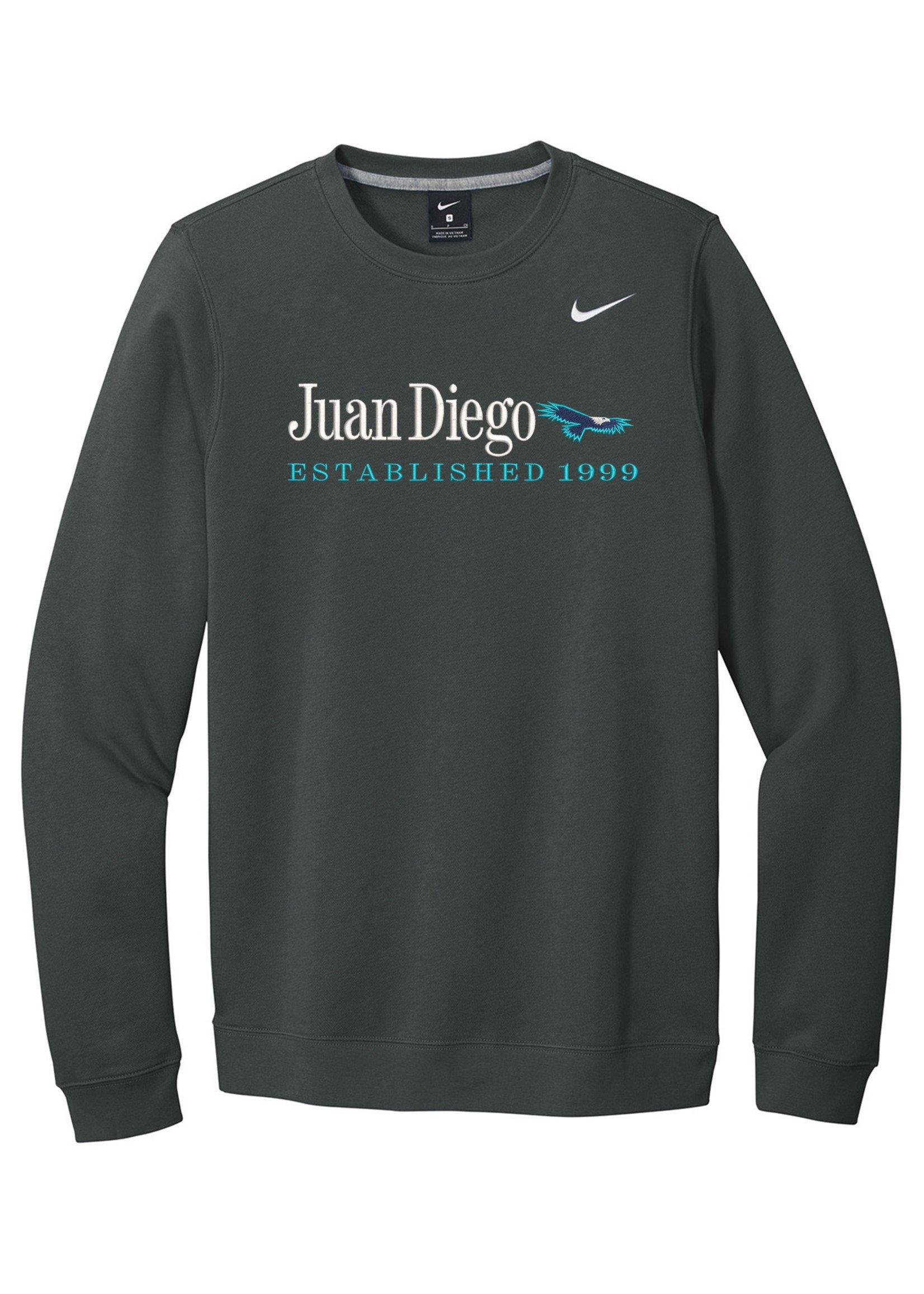 NON-UNIFORM Nike Juan Diego Established 1999 Crew Neck Sweatshirt