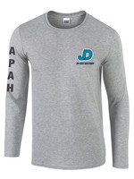 NON-UNIFORM Custom JD AP Art History Unisex Long Sleeve Shirt, Gray