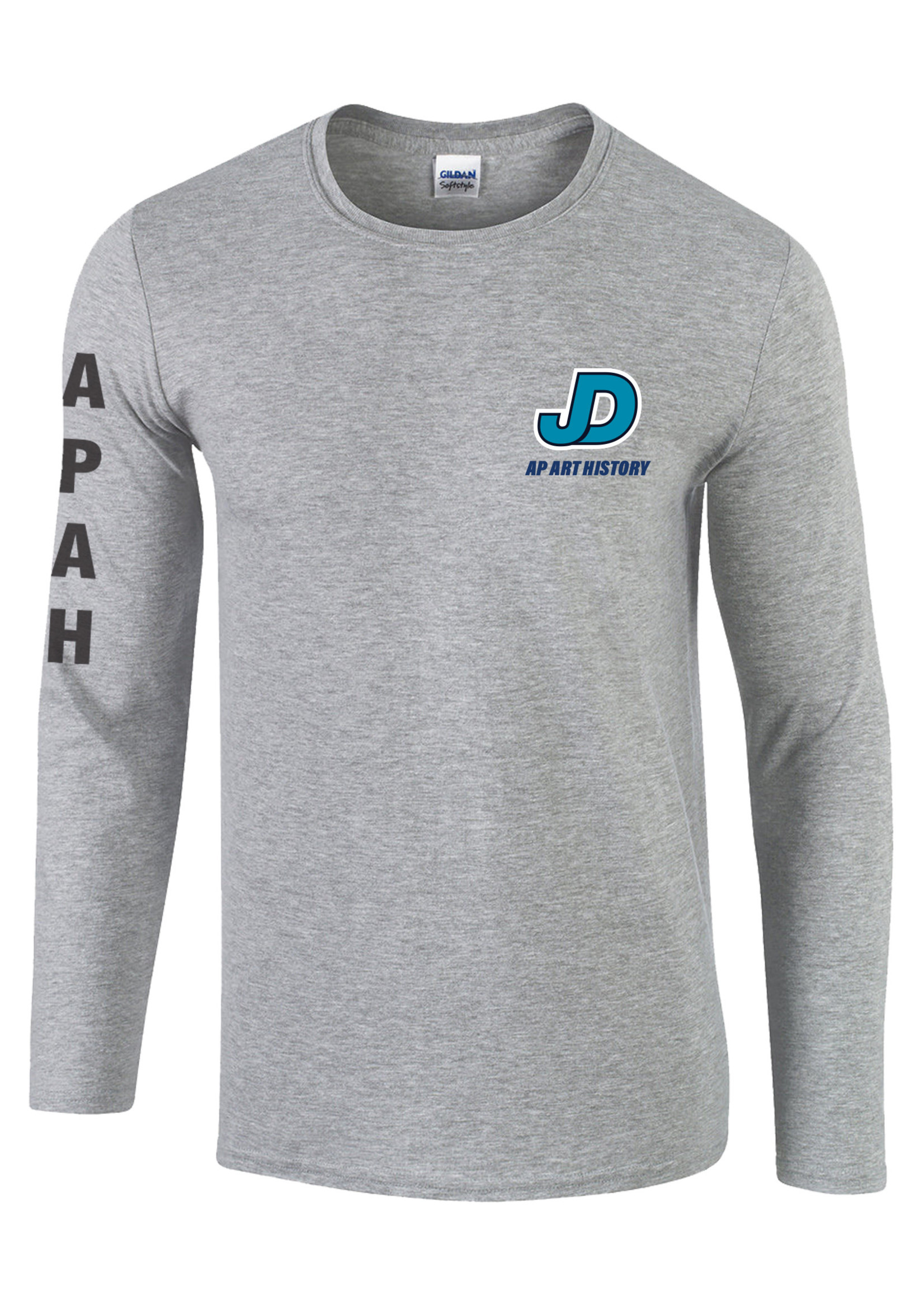 2022-2023 JD AP Art History Unisex Long Sleeve Shirt, Gray - Saint