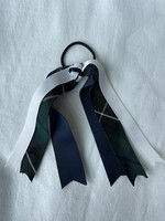 UNIFORM Hair - Pony - Narrow Streamer Bow, SJB Plaid, FBE120